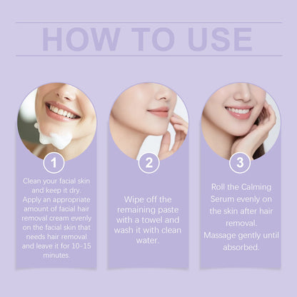 Silque Facial Hair Removal Cream Set