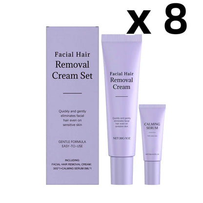 Silque Facial Hair Removal Cream Set