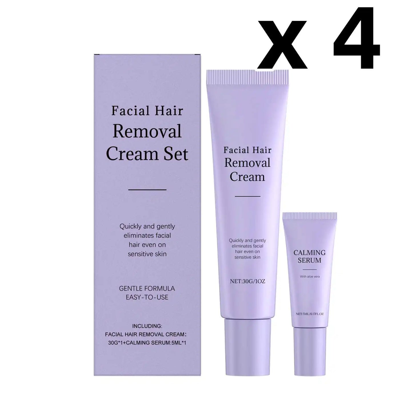 Silque Facial Hair Removal Cream Set