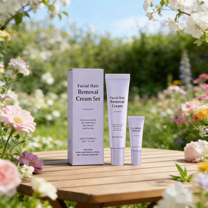 Silque Facial Hair Removal Cream Set