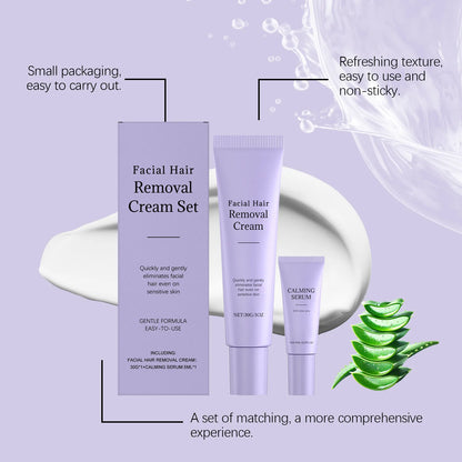 Silque Facial Hair Removal Cream Set