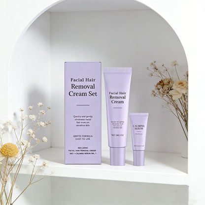 Silque Facial Hair Removal Cream Set