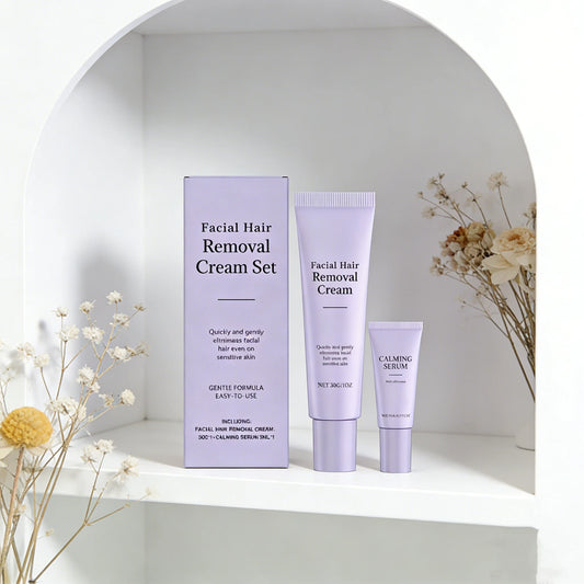 Silque Facial Hair Removal Cream Set