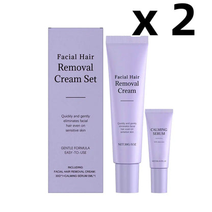 Silque Facial Hair Removal Cream Set