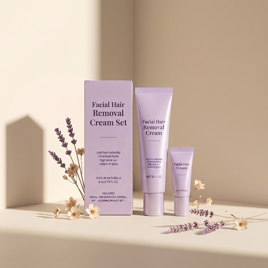 Silque Facial Hair Removal Cream Set